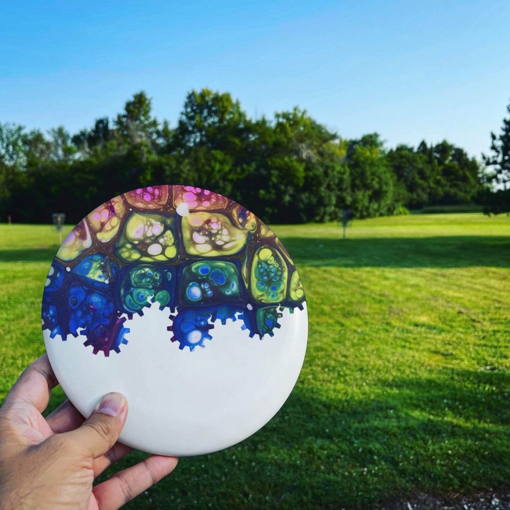One Cut Line Stencils - Disc Golf Dyers Guild