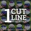 One Cut Line Stencils