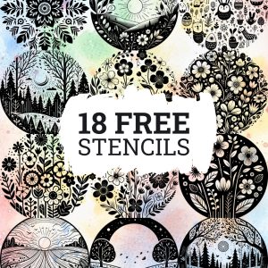 2025 Springtime Stencil Pack (Digital Download)