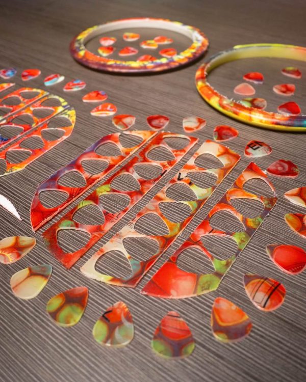 LIMITED RELEASE: Dyed Disc Guitar Pic - Image 3