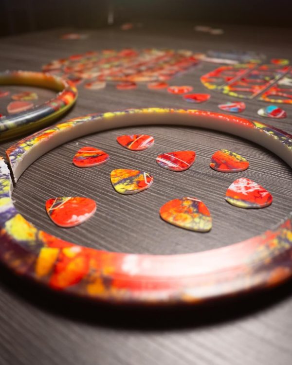 LIMITED RELEASE: Dyed Disc Guitar Pic - Image 6