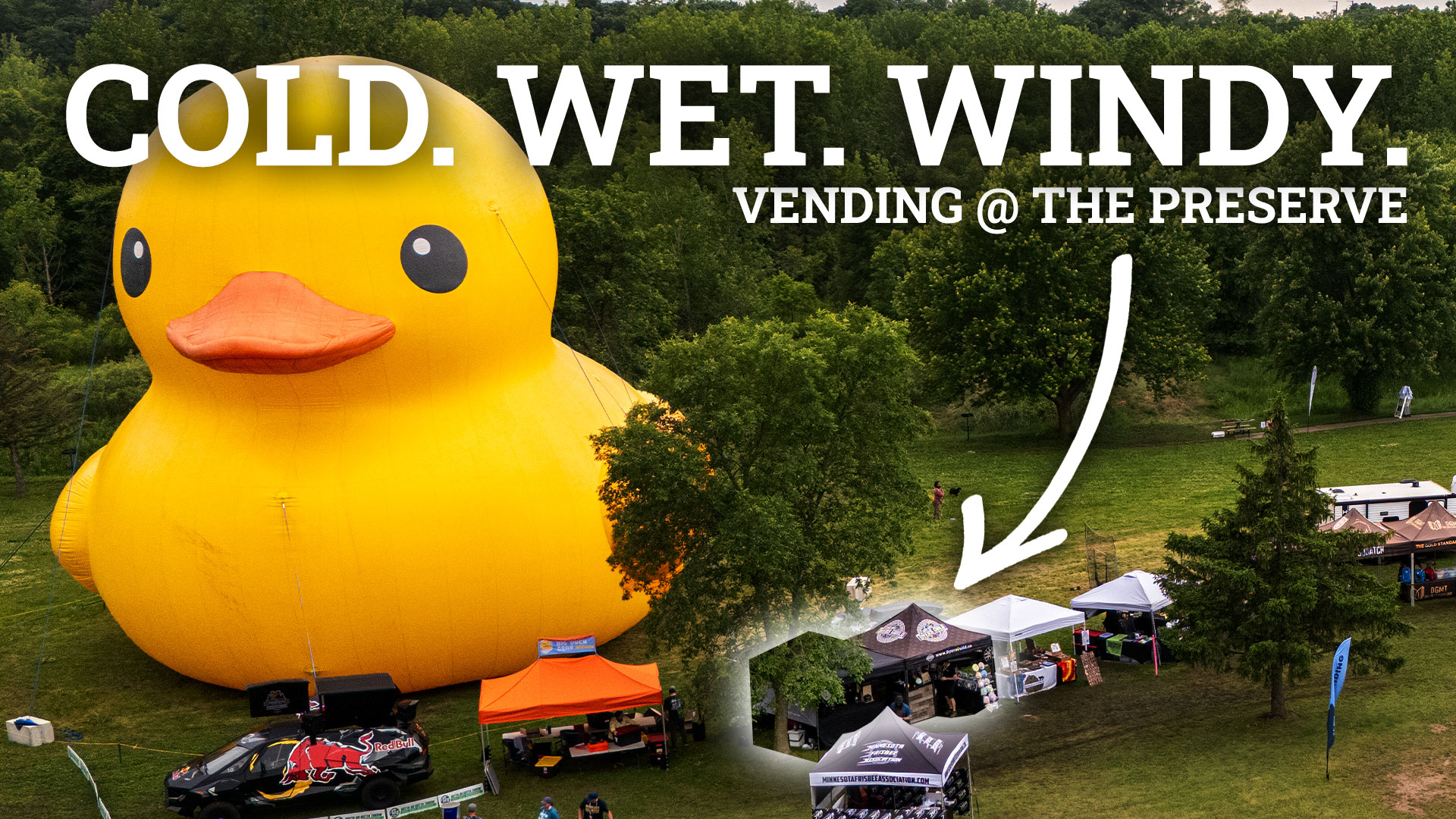 Vending in the Chaos at The Preserve (Cold, Wet & Full of Ducks) - Disc ...
