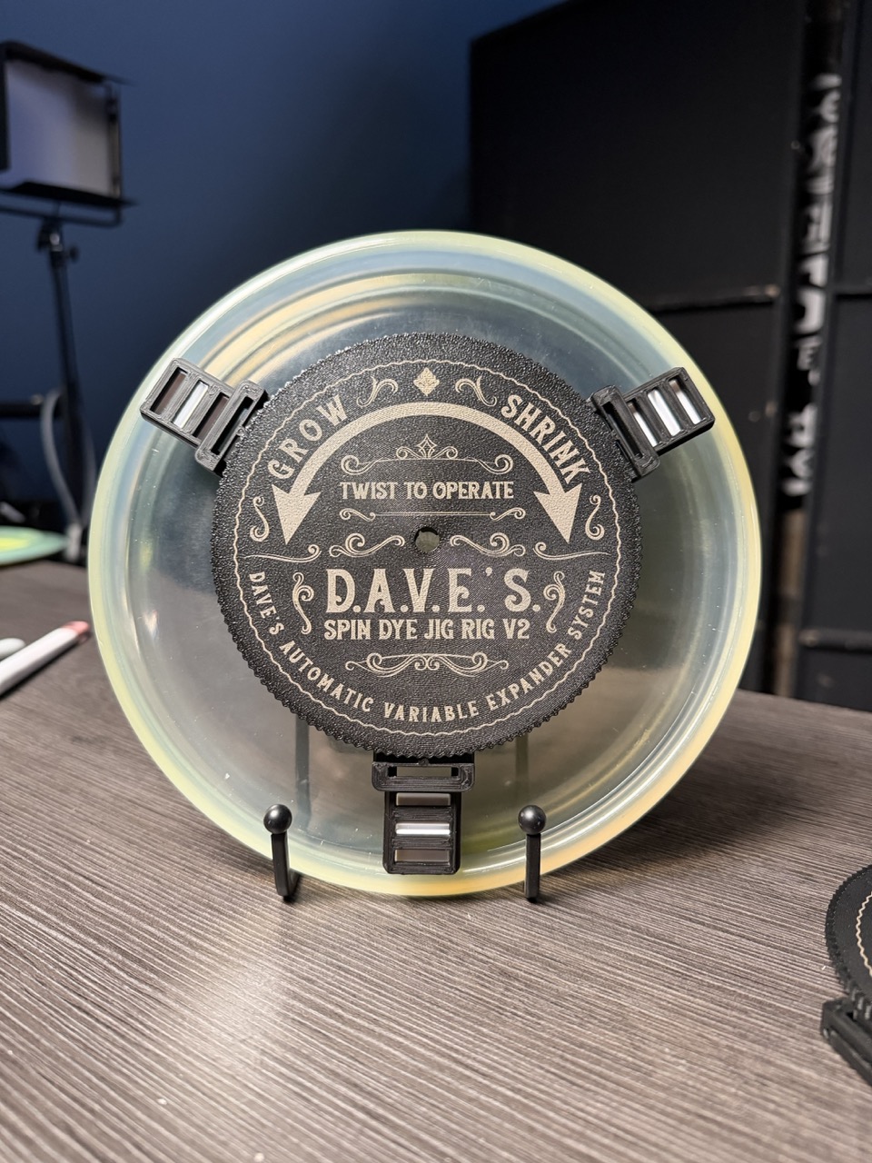 D.A.V.E.’S. Spin Dye Jig Rig v2 (Prototype)